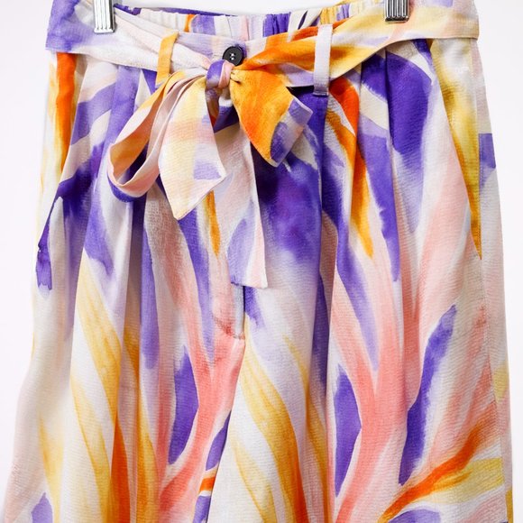 Forte_Forte 6293 Panarea Printed Silk Pant - Picture 4 of 14